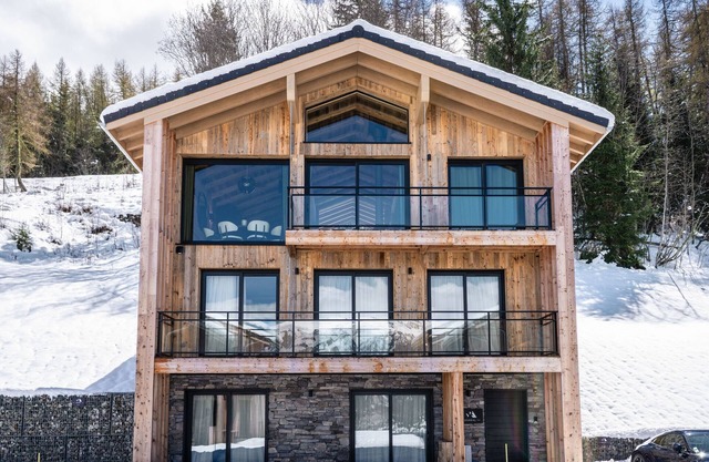Chalet de luxe à La Plagne avec SPA, accès direct aux pistes