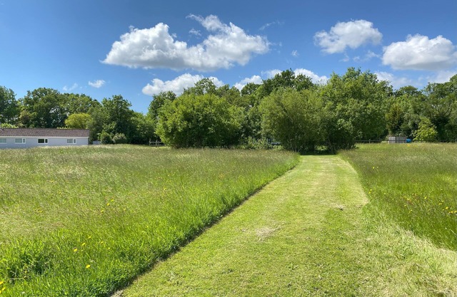 Lodge en bois contemporain de luxe situé dans un paysage rural avec jardin et parking