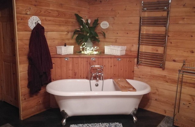 Cabine de luxe chaleureuse et confortable