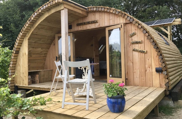 Cabine écologique luxueuse et confortable dans les vignobles: «The Grape Escape» près de Halesworth & Southwold