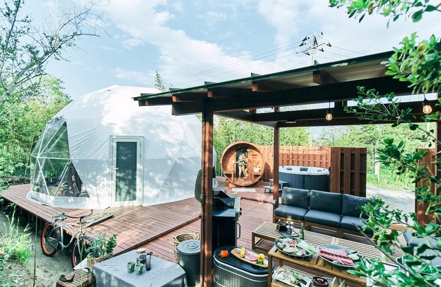 luxury dome tent / Chosei-gun Chiba