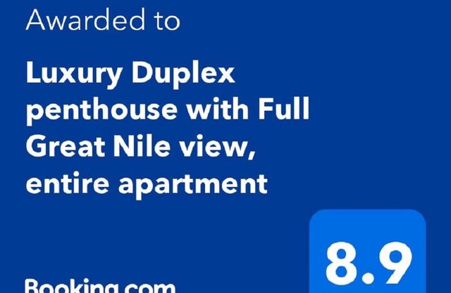 Luxury Duplex penthouse with Full Great Nile view, entire apartment