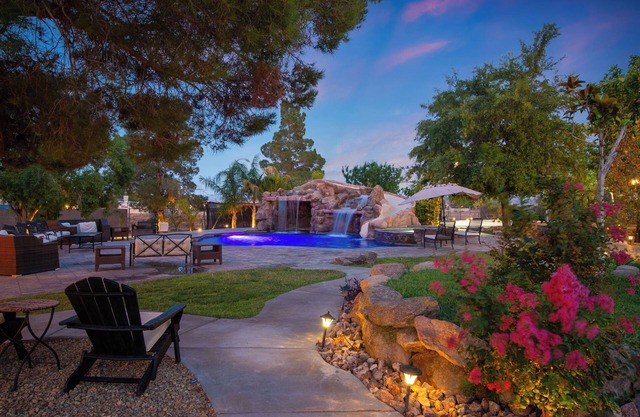 Vegas-Style Country Farmhouse with a Gorgeous Backyard and RV Parking on an Acre