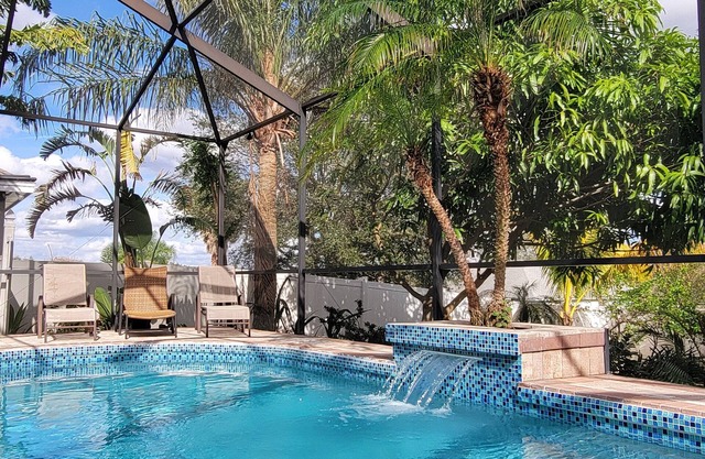 Spacious luxury home with heated pool & hot tub