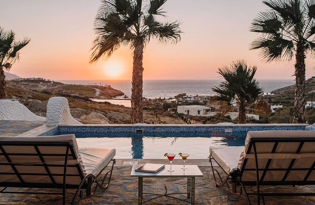 Luxury Ios Villa | Villa Aegean Bliss | 3 Bedrooms | Private Pool & Grand Verandas & Stunning Sea Views | Tzamaria