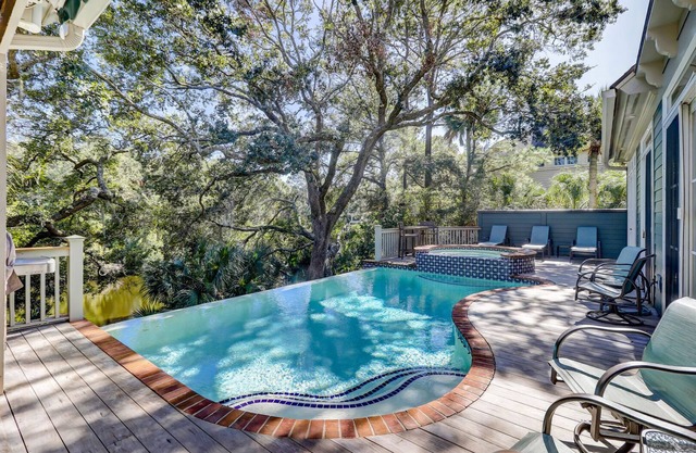 Kiawah Luxury Home avec piscine privée incroyable et à pied de la plage