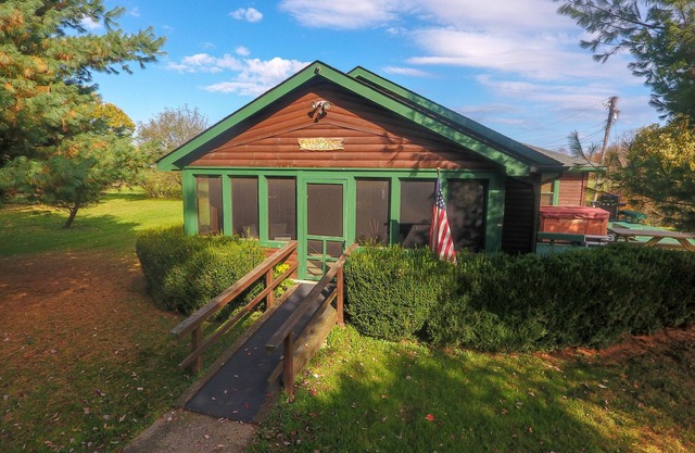 Prestige-Fullbrooks Lodge-Vue sur le bois-Lodge-Salle de bain privée séparée