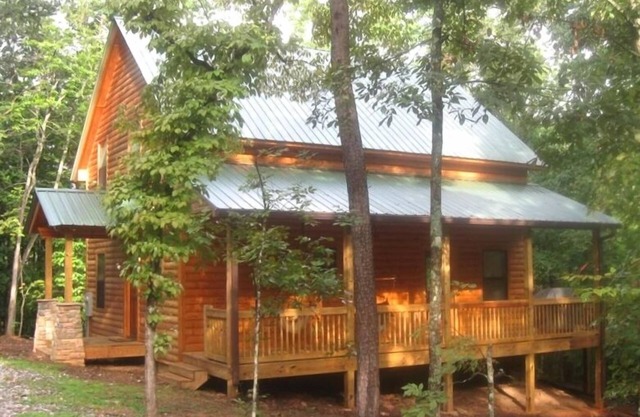 Cabane en rondins de luxe
