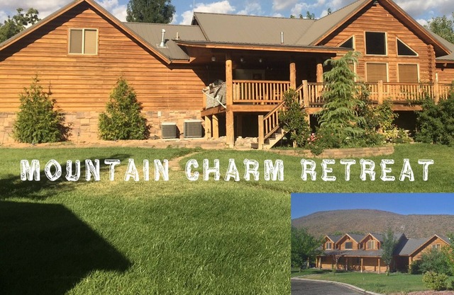 Retraite de luxe en bois rond près du parc national de Zion