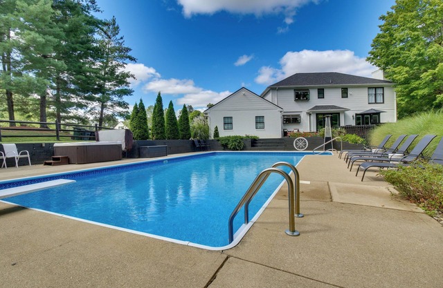 Luxury Maineville Villa w/ Private Pool & Deck