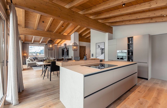 Penthouse de luxe avec sauna, téléski à distance de marche
