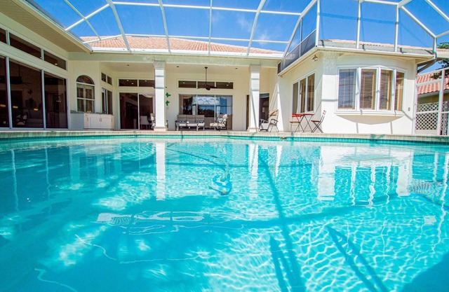 Luxury Retreat 5BR Mediterranean Home w/ Heated Pool | Steam Room | Golf Views | Spacious Lanai