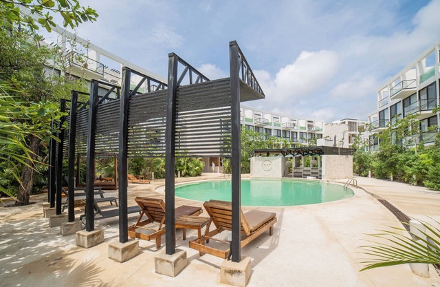 Luxury Studio - Kitchenette Spa Gym & Priv. Cenote @TheWavesTulum
