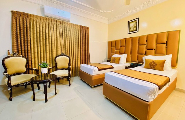 Luxury Superior Twin Room with complete amenities / Two Single Beds.