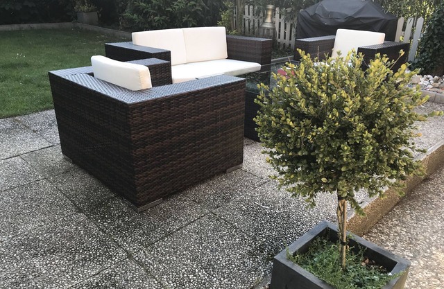 Villa de luxe, jardin, Hambourg Blankenese entièrement équipée, sauna EFH top location
