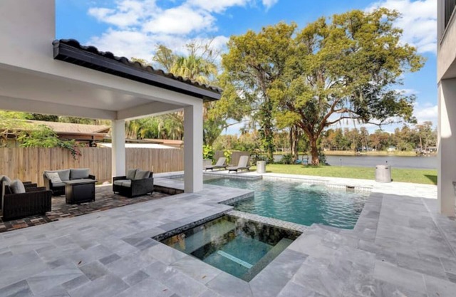 Luxury Waterfront Villa w/ Pool, Jacuzzi