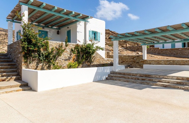 Magganari ViewVillage I, piscine / barbecue en commun, Ios Island, 5 'à pied de la plage
