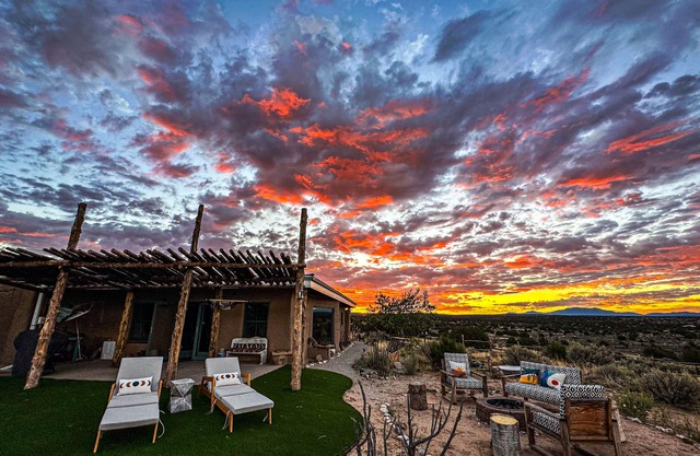 Magical 21 Acre Solar Adobe Ranch House in Ojo Caliente and Carson Nat. Forest