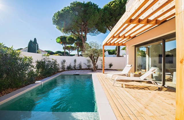 Magnifique villa avec piscine, proche mer et golf