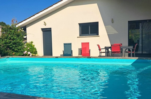Maison 4 pièces avec piscine à Lit et Mixe