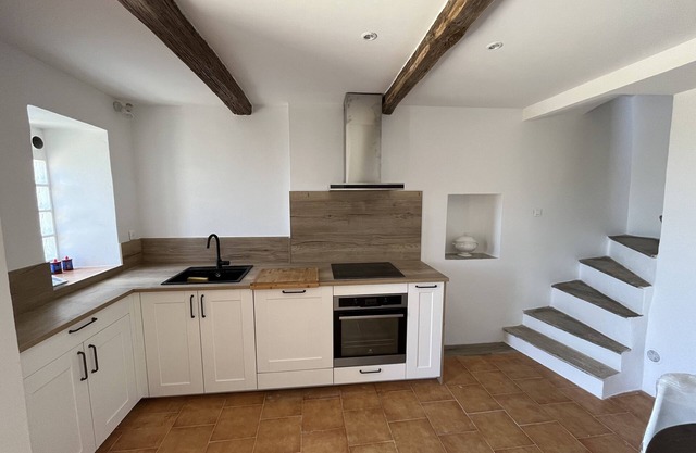 Maison de village avec vue mer panomarique