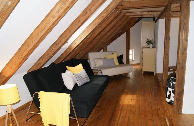 Duplex 65m, 1 salon / chambre, max. 4 personnes