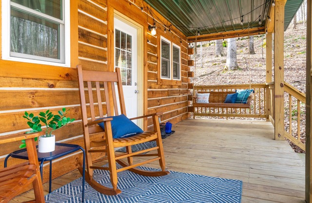 Make memories at the lake or on the porch at The Toasted Marshmallow Cabin!