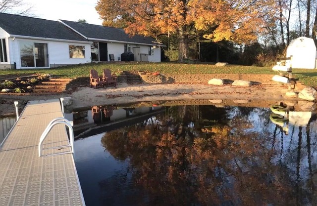 Mann Lake Cottage, toute l'année, animaux acceptés, 14 personnes, détente privée, groupes