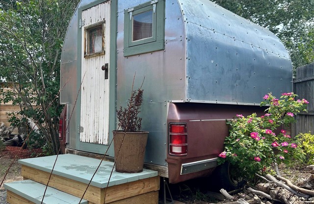 Market + Sheep Wagon Glamping