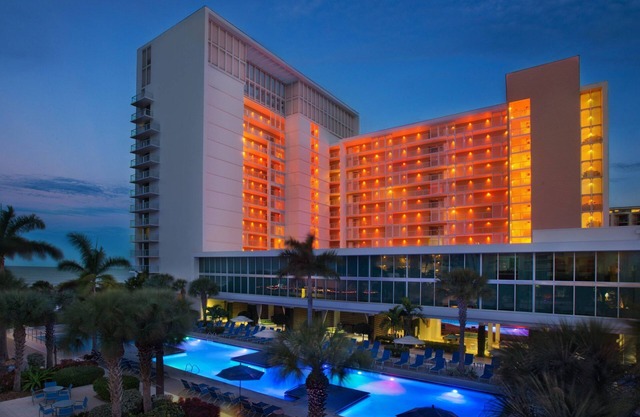 Marriott's Crystal Shores, Gulf Front View with Terrace