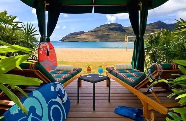 12 / 22-12 / 29/18, Semaine de Noël - Kauai Beach Club de MARRIOTT - Ocean View - 6 personnes