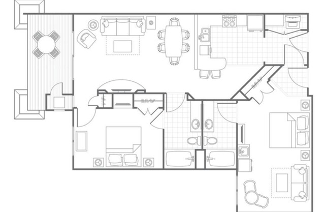 Marriott's Willow Ridge Lodge 2 Bedroom Villa