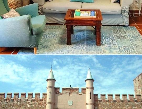 MASÍA de SAN JUAN CASA NÚMERO 1 en Castillo con piscina y Aire Acondicionado