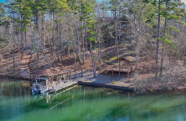 Massive Lakefront Estate - Private Dock, Hot Tub, Media Room & More!