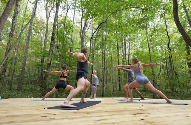 Nature Escape in Hocking Hills | Art, Sauna & EV