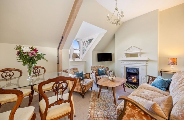 Romantique-Appartement-Vue sur la campagne-Salle de bain privée séparée
