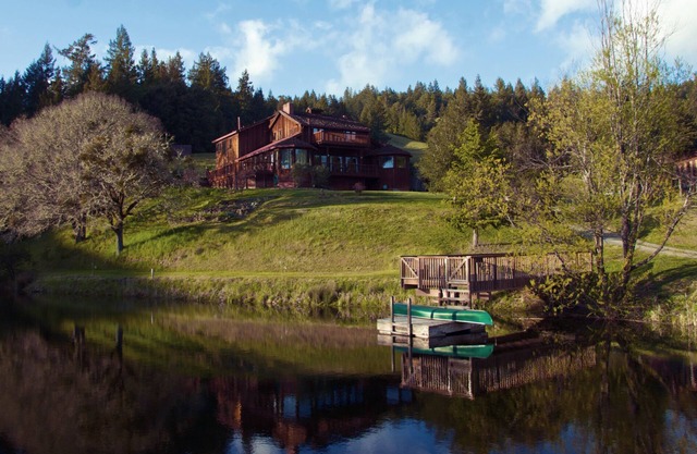 Mendocino County Secluded Estate House Entouré de nature