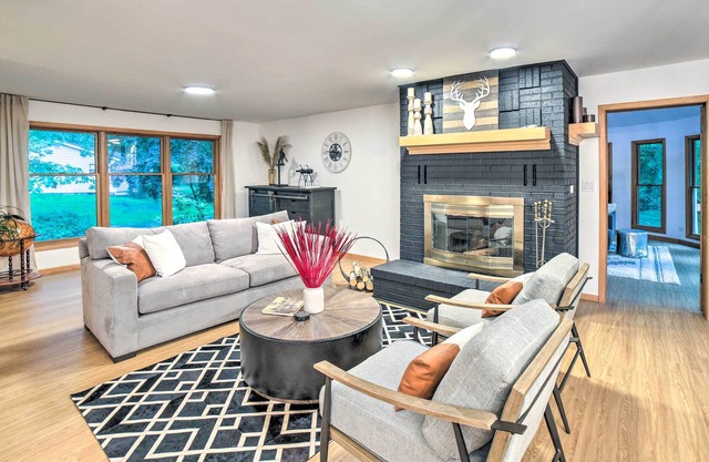 NEW! Michiana Shores Retreat w/ Deck + Fire Pit!
