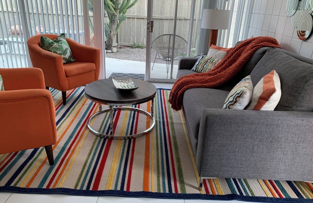 Bungalow du milieu du siècle à Ocotillo Lodge, Palm Springs, Californie