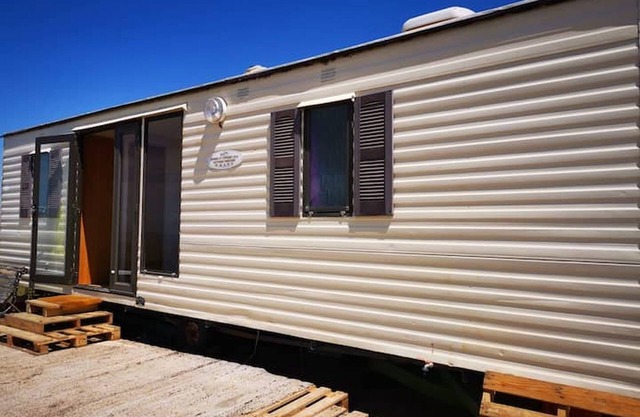 Mobile Home "Minicasa" avec vue sur la mer, piscine partagée et jardin partagé