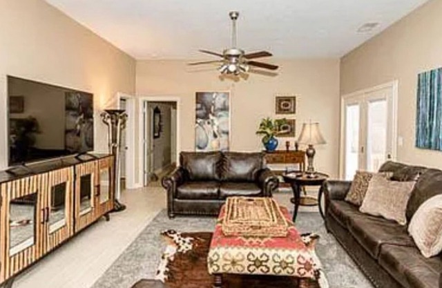 Minutes away from major interstate with three bedrooms, three baths,