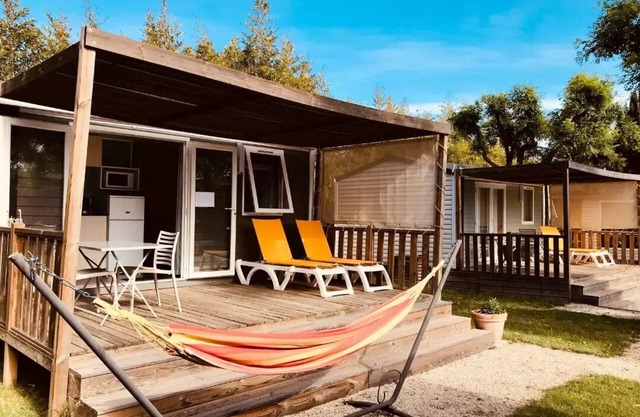 Mobil Home Premium 2 Zimmer 2 Personen Klimaanlage + TV