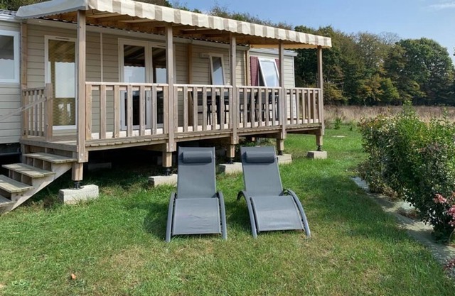 Mobil Home 6/8 pers tout confort- Normandie - Le Boujou de Litteau