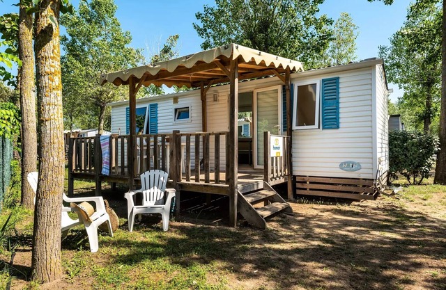 Mobil-home | Classic XL | 2 Ch. | 4/6 pers. | Raised terrace | TV