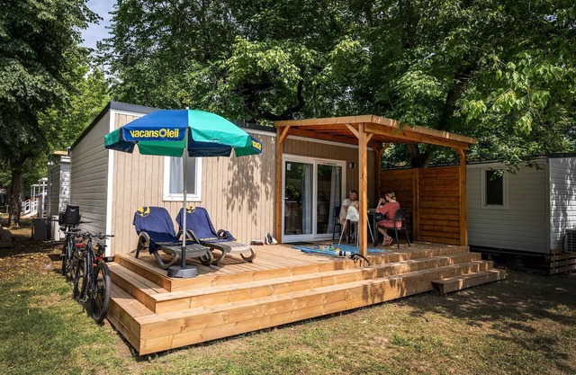 Mobile-home | Comfort | 3 Bedrooms | 6 sleeps | Raised terrace | A/C
