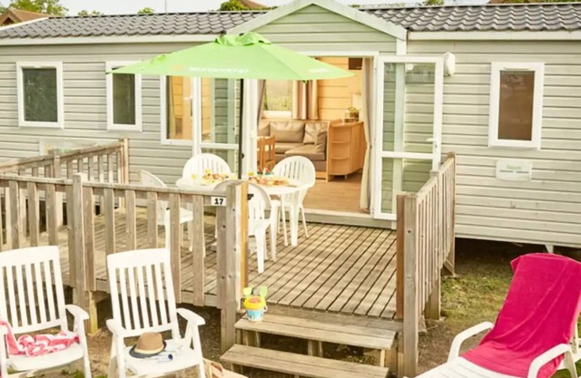 Mobile home - Aufgedeckte Terrasse