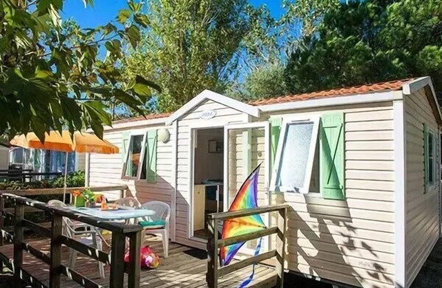 Mobile home - Aufgedeckte Terrasse