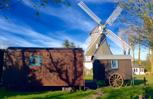 Mobile Home 'Traumwagen An Der Mühle' avec terrasse privée, jardin partagé et Wi-Fi