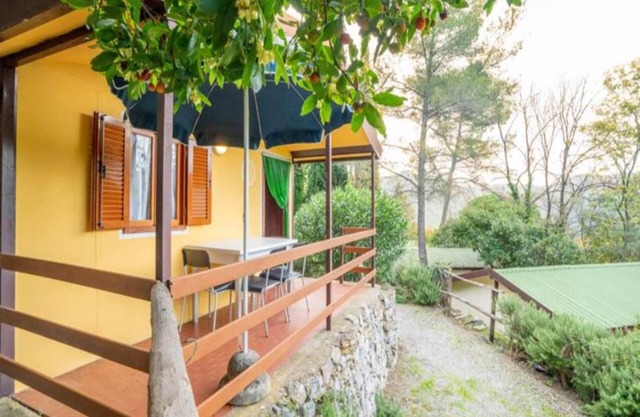 Mobil Home en résidence de vacances avec piscine