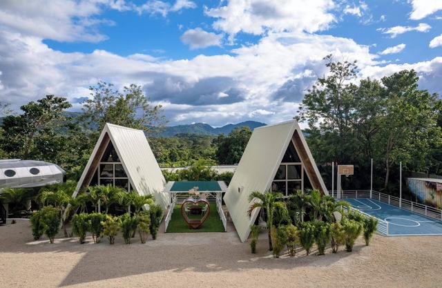 Charming 2 Bedroom A-Frame w/ Loft - Wi-Fi, A/C, Kitchenette, TV's, Living Area